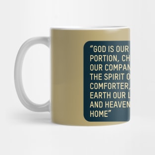 Quote by theologian and preacher Charles Spurgeon Mug